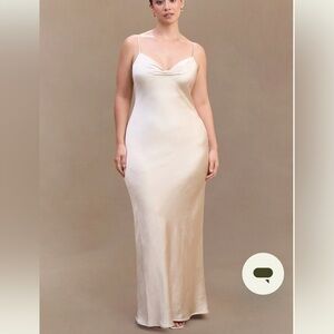 Meshki Cream Maxi Dress